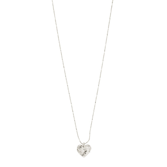 Sophia Heart Pendant Necklace | Silver Plated