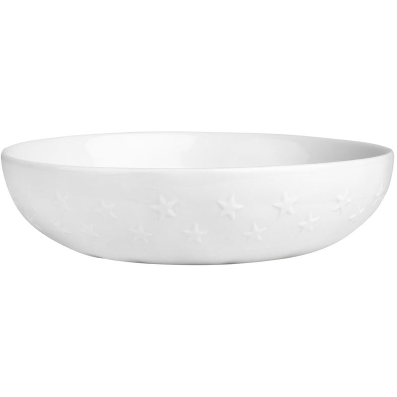 Embossed Star Bowl | Porcelain