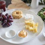 Heart Embossed Dip Bowls with Wooden Base | Bon Appetit Collection | Set of 3