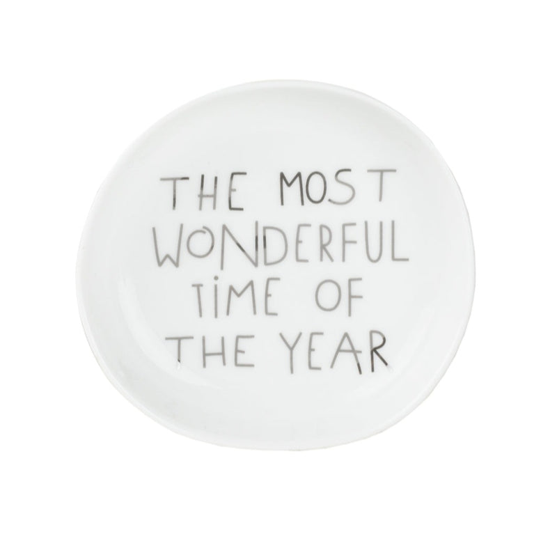 Porcelain 'The Most Wonderful Time of the Year' Dip Bowl