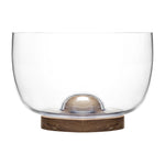 Salad Serving Bowl | Oak & Glass