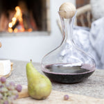 Wine & Water Carafe with Oak Stopper