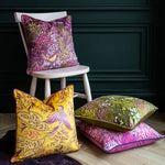 Bird of Paradise Cushion | Saffron | 50x50cm