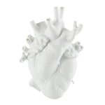 'Love in Bloom' Heart Vase | White