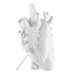 'Love in Bloom' Heart Vase | White