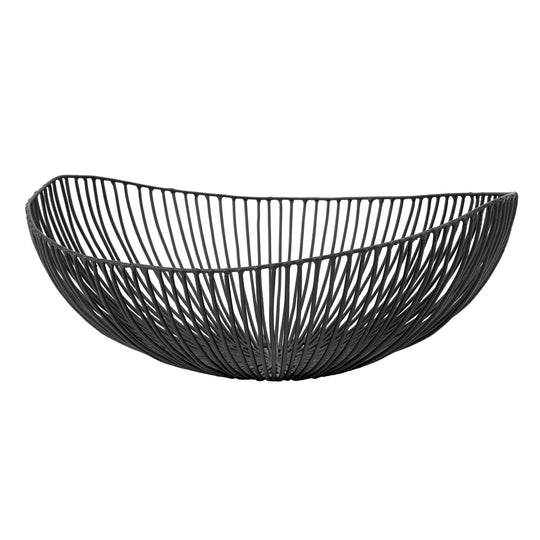 Oval Meo Basket | Black | 37cm