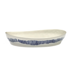 Feast Small Deep Serving Dish | Blue Stripes | 30cm