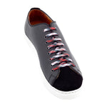 Genuine White & Red Tartan Shoelaces