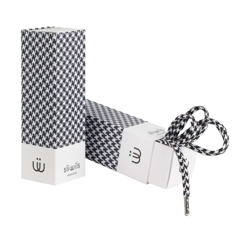 Jazz Houndstooth Shoelaces