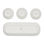 White Collection | Bowls & Tray Set | 3-Piece