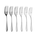 Rivelin Stainless Steel Pastry Fork Box Set | 6 Piece