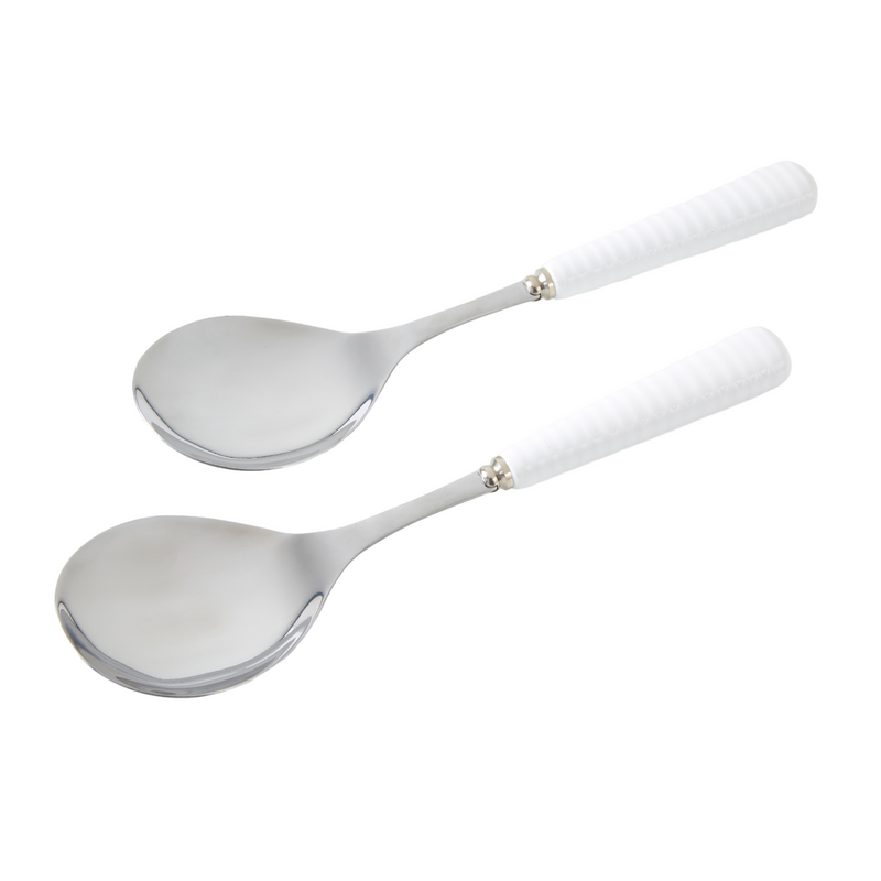 Salad Server Set | Silver | 2 Piece