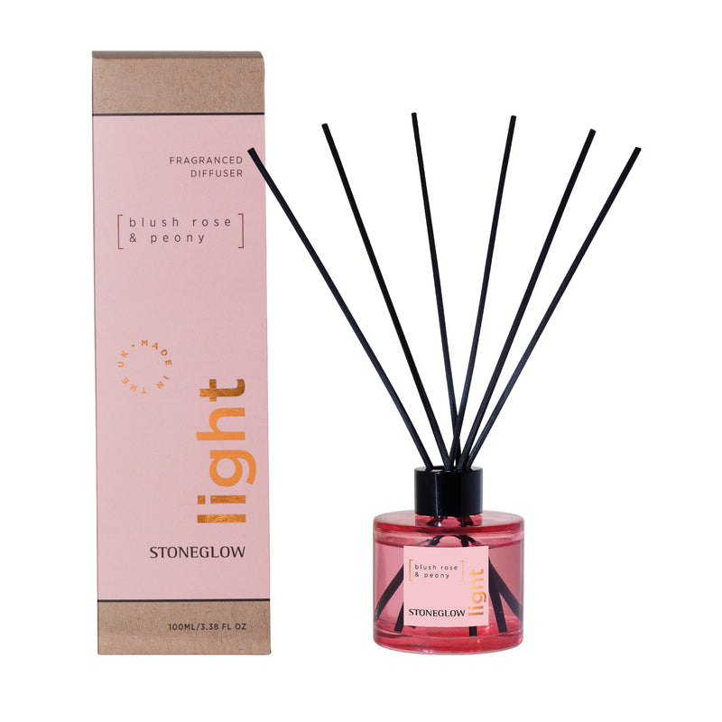 Elements Light Reed Diffuser | Blush Rose & Peony | 100ml