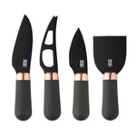 Brooklyn Cheese Board & Knife Set | Slate & Copper | 4 Piece