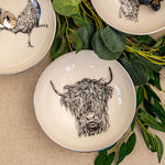 Enamelled Highland Cow Bowl