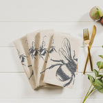 Linen Napkin Set | Bee | 4-Piece