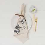 Linen Napkin Set | Bee | 4-Piece