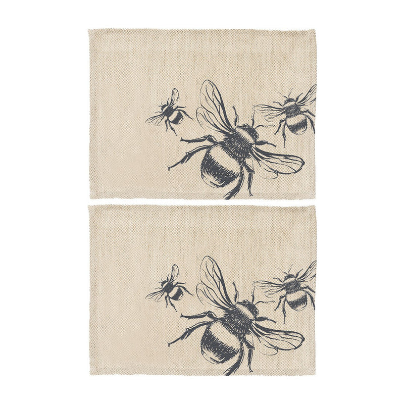 Linen Placemats | Bee | Set of 2