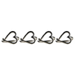 Love Heart Napkin Rings | Set of 4