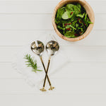 Salad Server Set | Gold Bee | 2-Piece