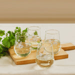 Stemless Bee Glasses | Set of 4