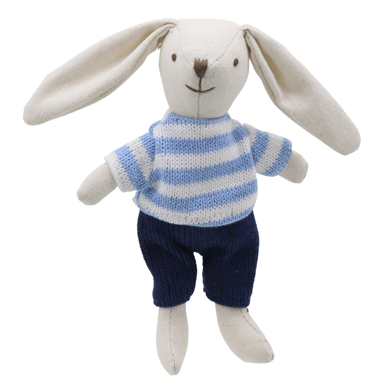 Blue Rabbit Boy Soft Toy