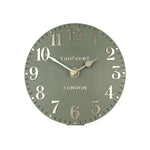 Arabic Mantel Clock | Lichen Green | 6''