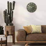 Arabic Wall Clock | Lichen Green | 12''