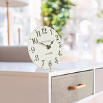 Arabic Mantel Clock | Limestone | 6"