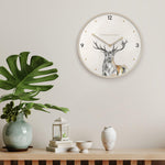 Wild Stag Wall Clock | 12''