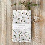 Bee Tea Towel | Duck Egg