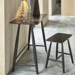 Bast Stool | Black Oak | 45cm