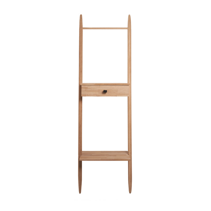 Ebern Wall Shelf | White Washed Oak | 170cm