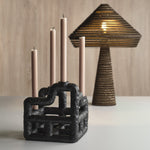 Lyst Candlestick Holder | Black | 23cm