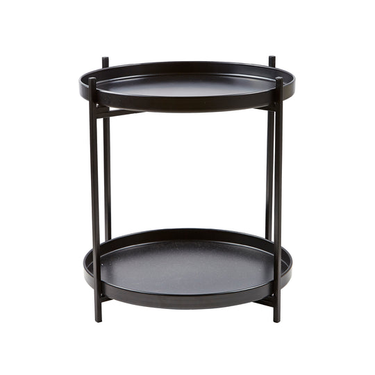 Svit Tray Table | Black Metal | 45cm
