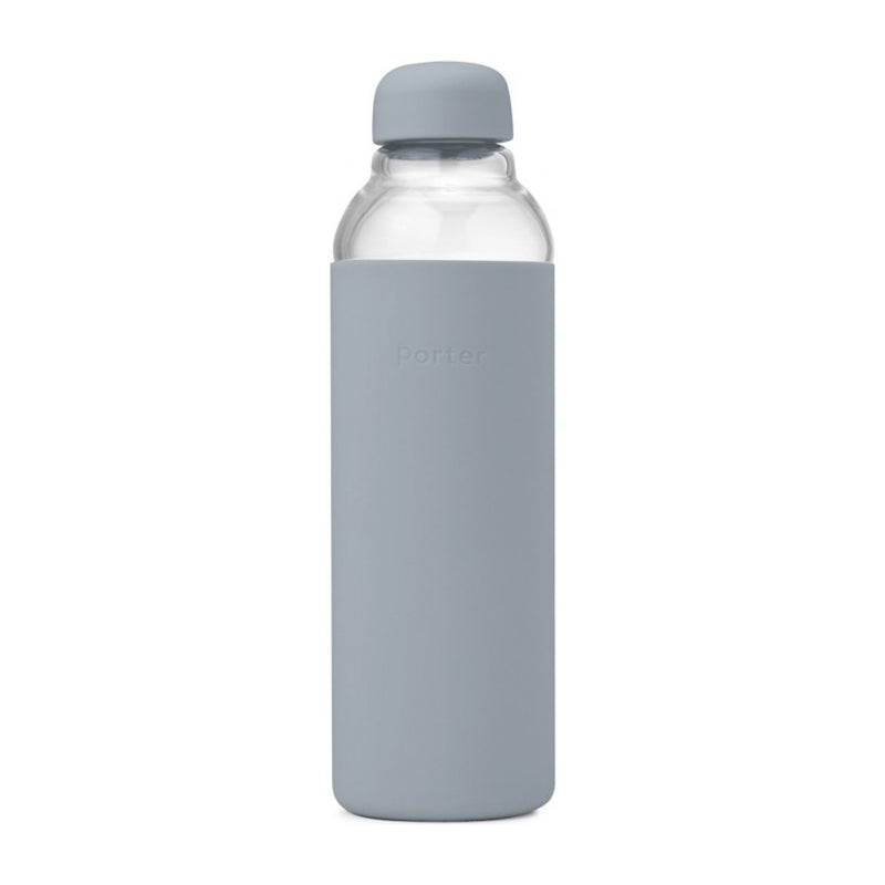 Reusable Glass Water Bottle | Porter | Slate