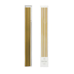 Reusable Metal Straws | Set of 4 | Gold