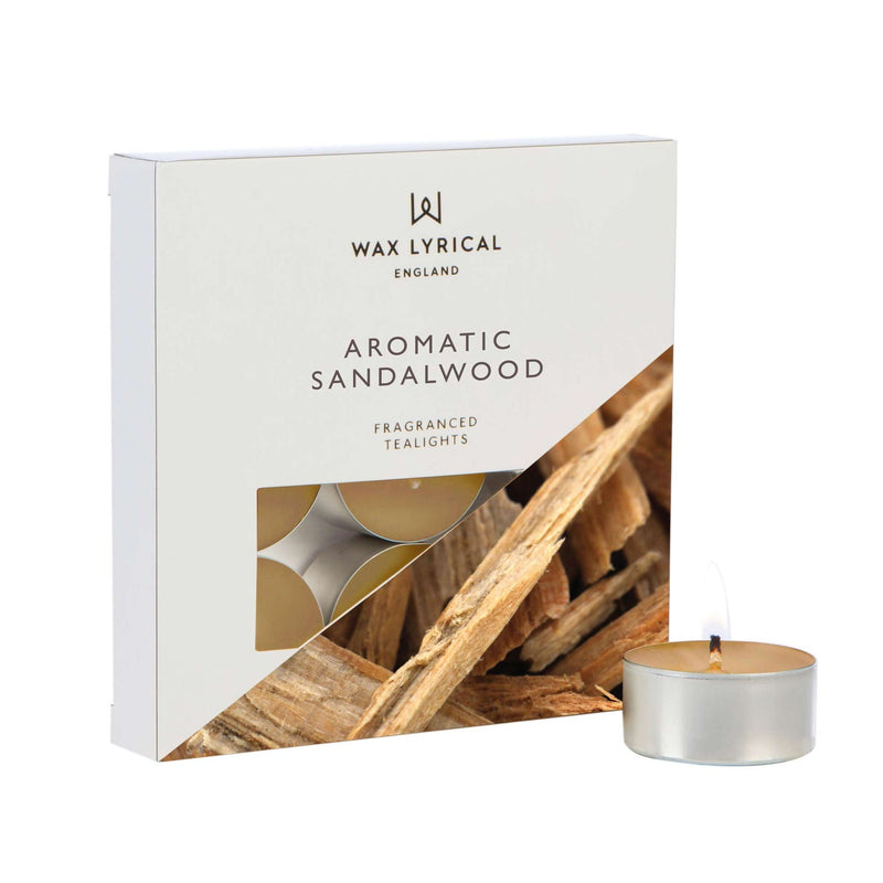 Aromatic Sandalwood Tealights | Set of 9